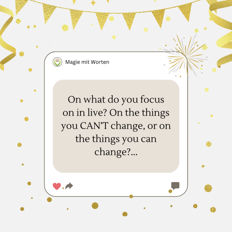 Graphic: On what do you focus on in live?