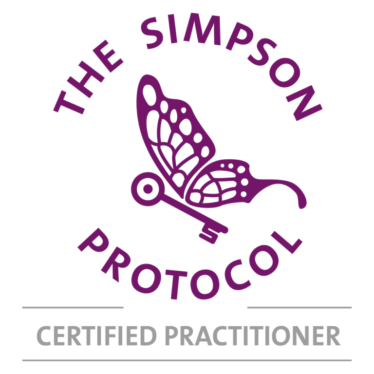 Simpson Protokoll Zertifizierte Anwenderin (Certified Practitioner) Logo (freigestellter Hintergrund)