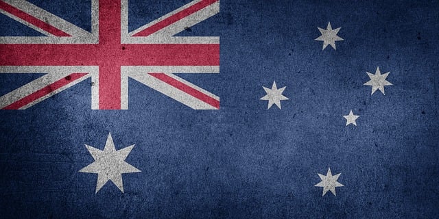Bild der Flagge von Australien von Pixabay