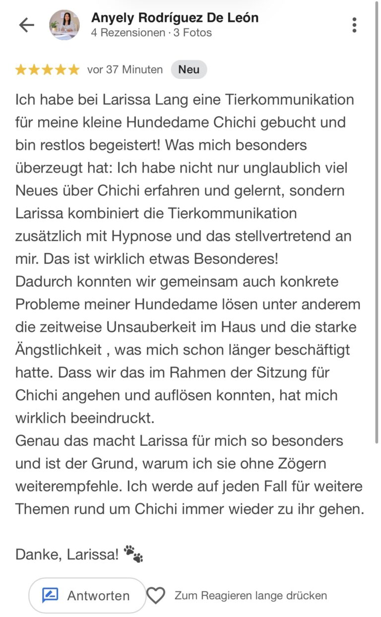 Bild der Google Rezension von Anyely Rodriguez De Leon